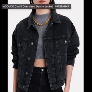 AGOLDE charli denim oversized jacket large